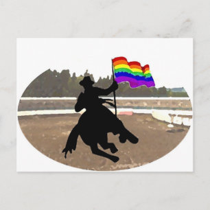 GLBT Cowboy Pride Postcard