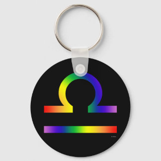 GLBT Libra Key Ring