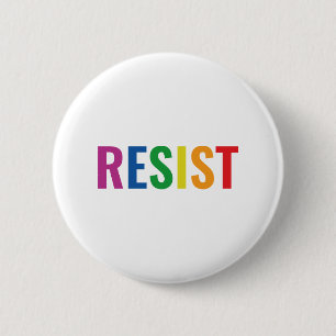 Glbt Resist 6 Cm Round Badge