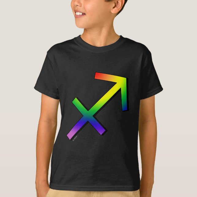 GLBT Sagittarius T-Shirt (Front)