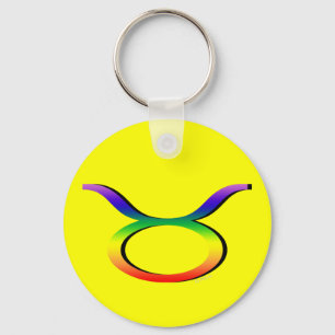 GLBT Taurus Key Ring