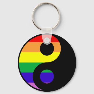 GLBT YinYang Key Ring