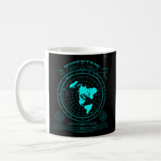 Gleason'S New Standard Map Of The World Flat Earth Coffee Mug