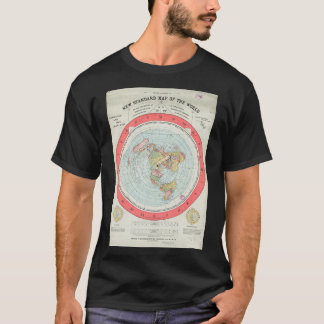 Gleasonx27s New Standard Map of the World T-Shirt