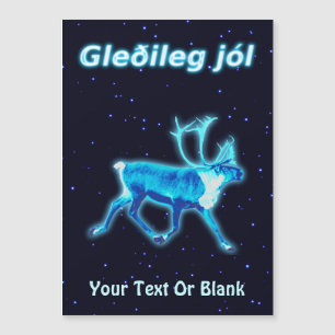 Gleðileg Jól - Blue Caribou (Reindeer)
