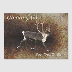 Gleðileg Jól - Bull Caribou (Reindeer)
