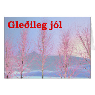 Gleðileg jól - Raspberry Creme Birch