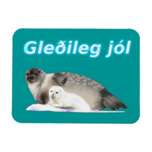 Gleðileg jól - Ringed Seal Magnet