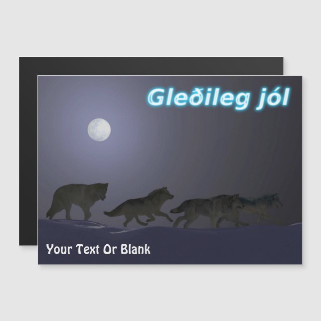 Gleðileg jól - Wolf Pack (Front/Back)