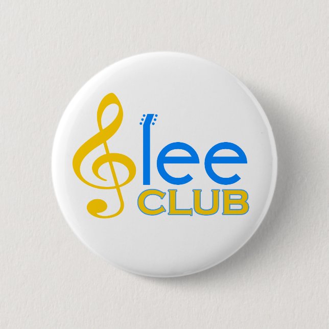 Glee Club 6 Cm Round Badge (Front)
