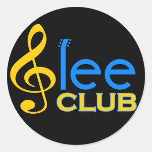 Glee Club Classic Round Sticker