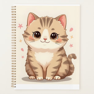 Gleeful Cat: Sweet Kawaii Kitten Art for Any Room Planner