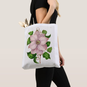 Glematis Hyb. Sieboldia chromolithograph plates Tote Bag