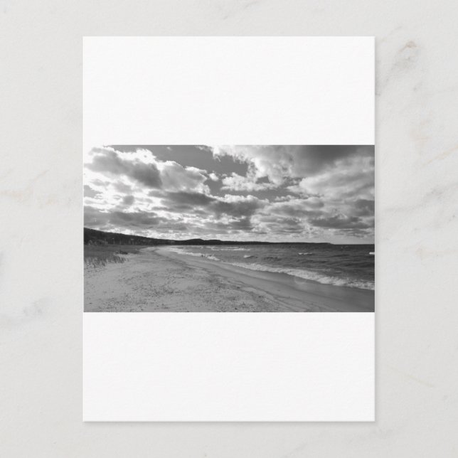 Glen Arbor, Michigan Beach Postcard (Front)