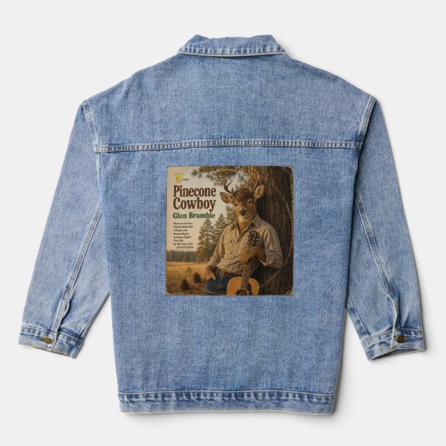 Glen Bramble: a Parody Denim Jacket (Back)