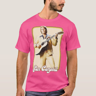 Glen Campbell Retro 70s Style Fan Design T-Shirt