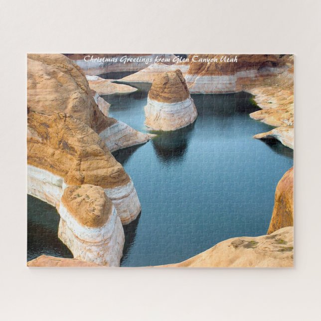 Glen Canyon Utah. Christmas Greetings Jigsaw Puzzle (Horizontal)