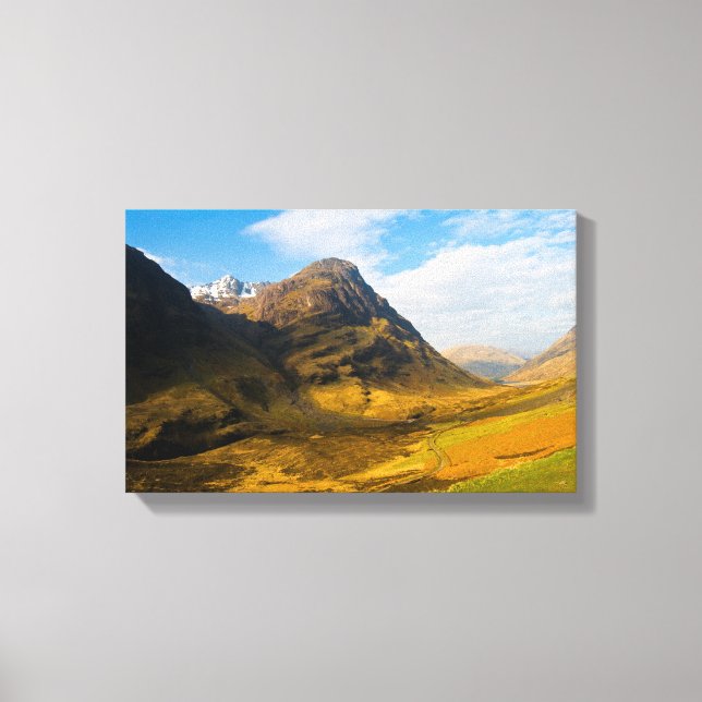 Glen Coe, Scotland Canvas print (Front)