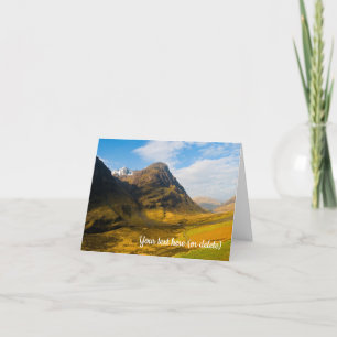 Glen Coe, Scotland Greeting card