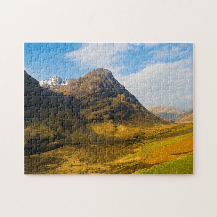 Glen Coe, Scotland Jigsaw puzzle Zazzle.co.uk