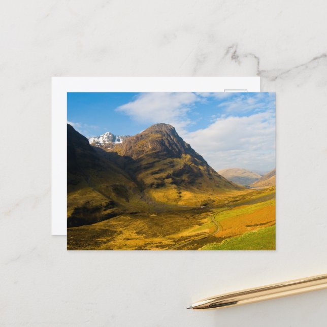 Glen Coe, Scotland Postcard (Front/Back In Situ)