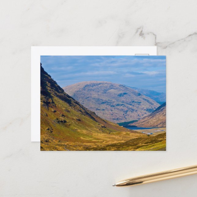 Glen Coe, Scotland Postcard (Front/Back In Situ)