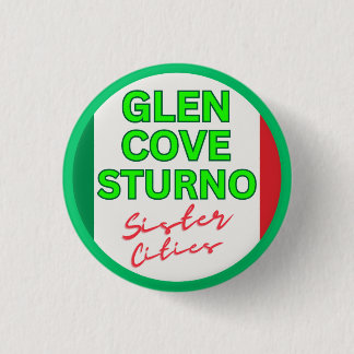Glen Cove and Sturno - Sister Cities 3 Cm Round Badge