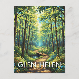 Glen Helen Nature Preserve Ohio Travel Postcard