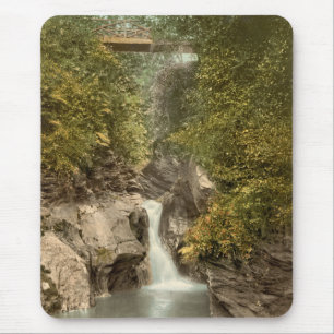 Glen May Waterfall, Peel, Isle of Man, England Mouse Mat