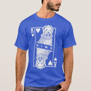 Glen Of Imaal Terrier King Of Hearts Glennie Dog L T-Shirt