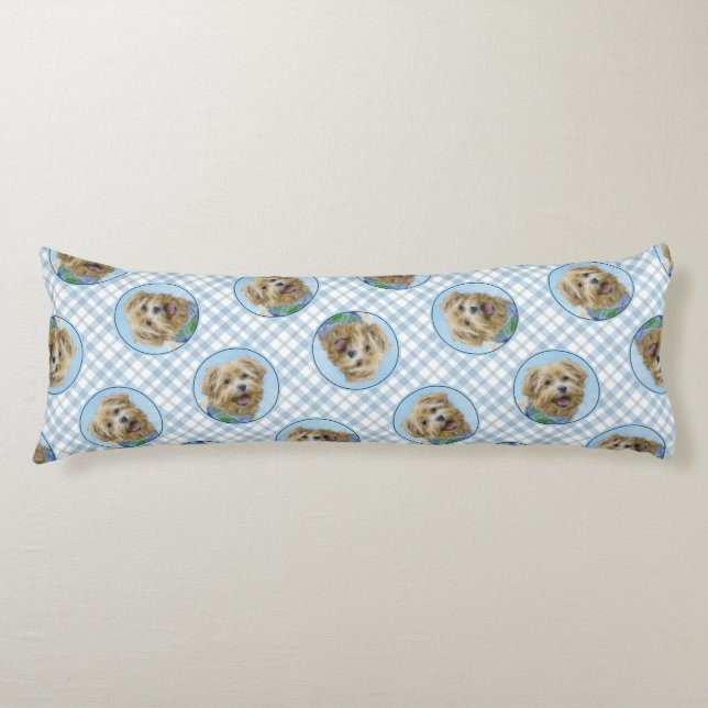 Glen of Imaal Terrier Painting Original Dog Art Body Cushion (Front)