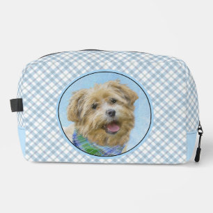 Glen of Imaal Terrier Painting Original Dog Art Dopp Kit