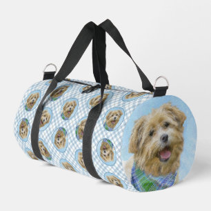Glen of Imaal Terrier Painting Original Dog Art Duffle Bag