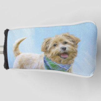 Glen of Imaal Terrier Painting - Original Dog Art Golf Head Cover