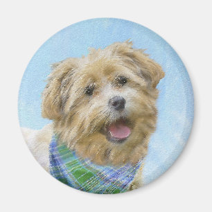 Glen of Imaal Terrier Painting - Original Dog Art Magnet