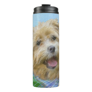Glen of Imaal Terrier Painting - Original Dog Art Thermal Tumbler