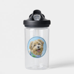 Glen of Imaal Terrier Painting - Original Dog Art Water Bottle
