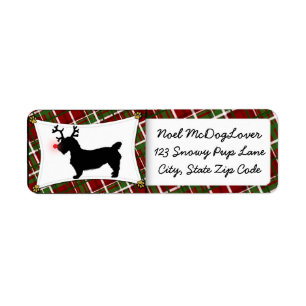 Glen of Imaal Terrier Reindeer Christmas