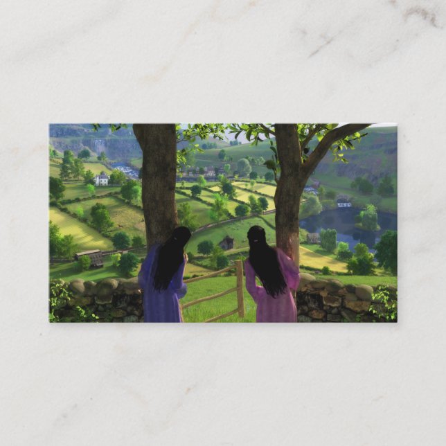 Glen of the Twins Bookmarks Business Card (Front)