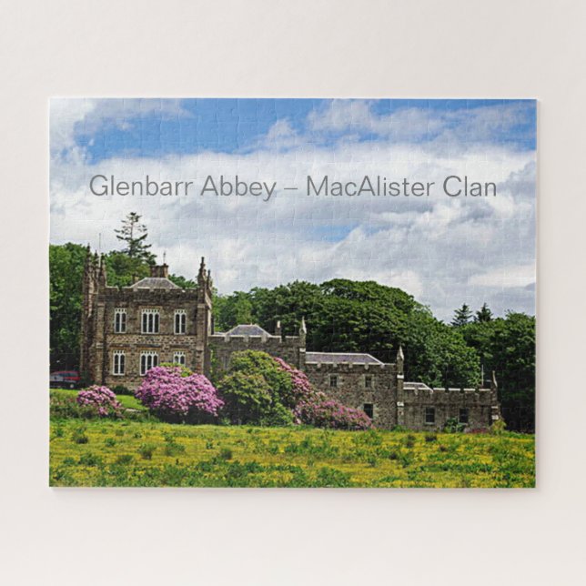 Glenbarr Abbey – MacAlister Clan Jigsaw Puzzle (Horizontal)