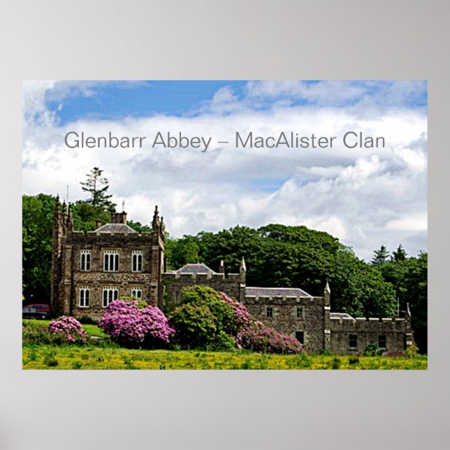 Glenbarr Abbey – MacAlister Clan Poster (Front)