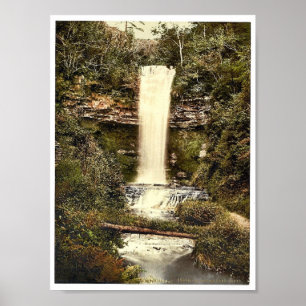 Glencar Fall. Co. Sligo, Ireland classic Photochro Poster