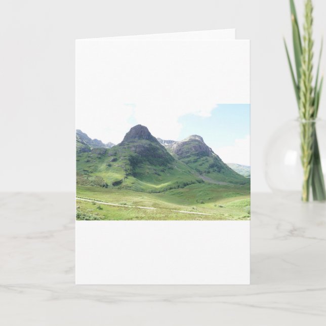 Glencoe , Scotland Holiday Card (Front)