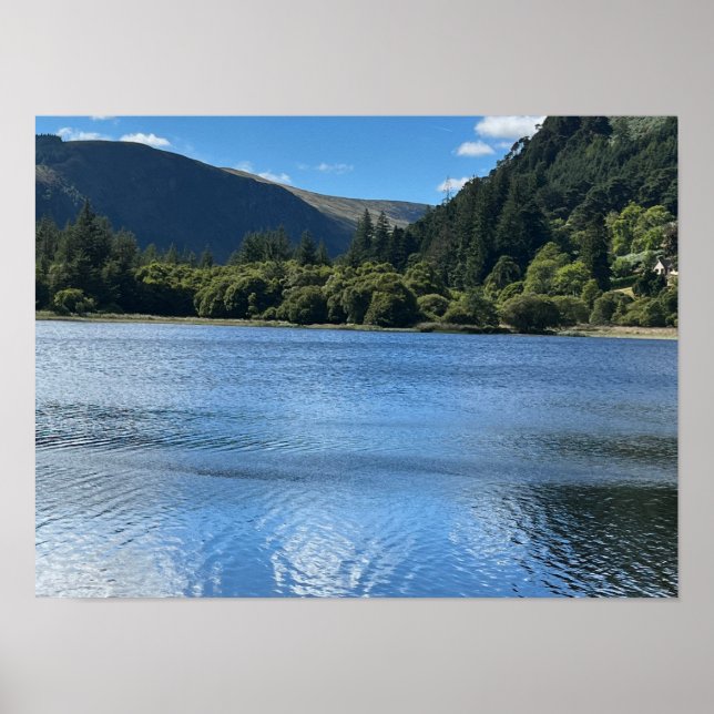 Glendalaugh Lakes County Wicklow Ireland Europe Poster (Front)