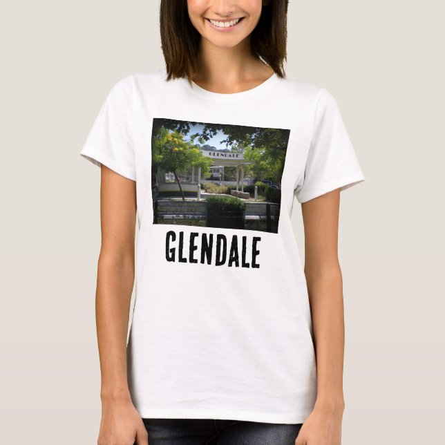 Glendale, California Adams Square Mini-Park T-Shirt (Front)