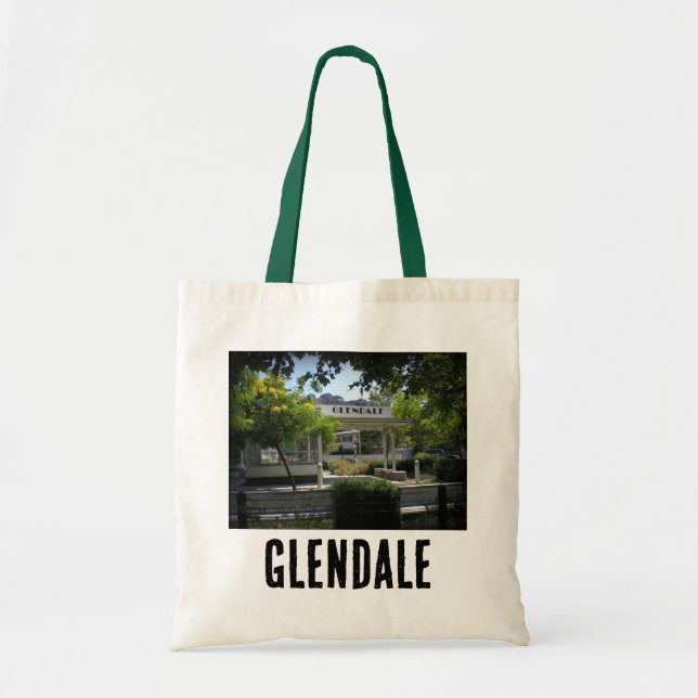 Glendale, California Adams Square Mini-Park Tote Bag (Front)