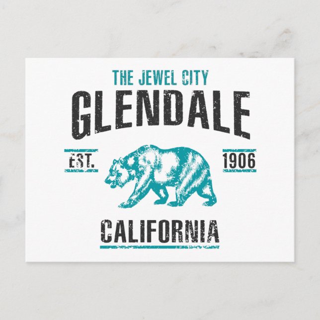 Glendale Postcard (Front)
