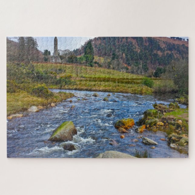 Glendalough Ireland. Jigsaw Puzzle (Horizontal)