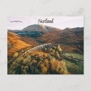 Glenfinnan Viaduct A830 Rd Glenfinnan Scotland Postcard