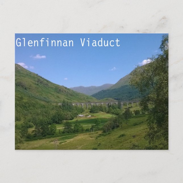 Glenfinnan Viaduct, Scotland Postcard (Front)